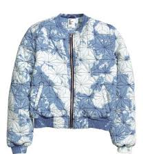 Access Denied Quilted Jacket Blue Bomber Jacket Jackets