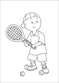 Remember only in coloring book 4 kid. Coloring Pages Caillou Playing Tennis Coloring Pages