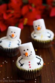 Snowman Cupcakes Little Sunny Kitchen How to make cute snowman cupcakes. snowman cupcakes little sunny kitchen