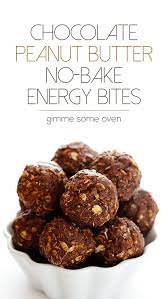 Chocolate Peanut Butter No Bake Energy Bites Recipe No Bake Energy Bites Peanut Butter No Bake Snacks