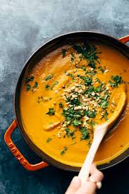 Spicy Instant Pot Carrot Soup Pinch Of Yum Recipe Instant Pot Soup Recipes Vegan Carrot Soup Carrot Soup Recipes