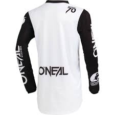 ONEAL White Threat Rider Adult JERSEY Motorcycle Motocross Off Road **NEW** 