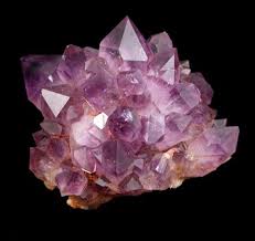 Amethyst Crystal Cluster The Mineral And Gemstone Kingdom Crystals Minerals And Gemstones Amethyst