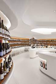Undulating Liquor Shops Liquor Shop Wine Store Retail Interior Design