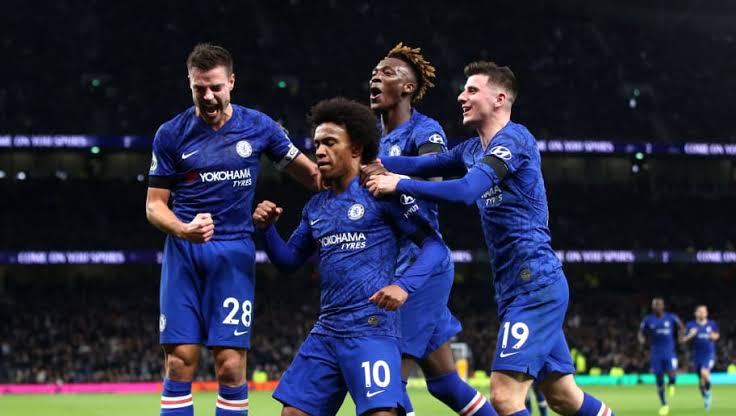 Image result for chelsea 2 tottenham 0"