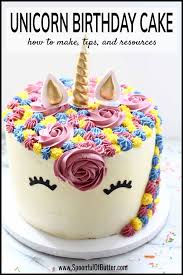 But we figured it out and it was simple. A Unicorn Birthday Cake
