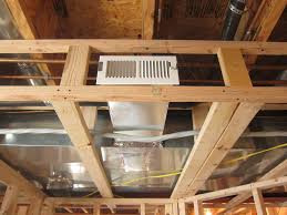 Not much to how to build them as you rip the plywood to the desired height which can be determined by the lowest duct. Before And After Pictures Finishing A Basement Bedroom