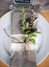 Photos Try Herbs As An Alternative To Flowers At Your Wedding Wedding Table Settings Wedding Table Decorations Tuscan Wedding