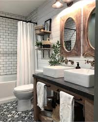 8 288 Likes 195 Comments Jodie Julie Twin Sisters Jodie Thedesigntwins On Instagram If You Re Going To Bathroom Renos Home Small Farmhouse Bathroom