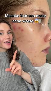 Mistake that can make acne worse! You do not need to exfoliate daily!!!  #overexfoliation #acne #acnetips #skinbarrier #hydratedskin #exfoliate  #skintok #skincaremistakes #skincaretips #skincareroutine ...