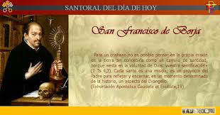 Misioneros De La Palabra Divina Santoral San Francisco De Borja San Francisco De Borja Santoral San Francisco