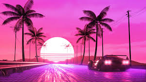 Looking for the best wallpapers? 341216 Car Outrun Out Run Synthwave Retrowave Vaporwave Scenery Digital Art 4k Wallpaper Mocah Hd Wallpapers