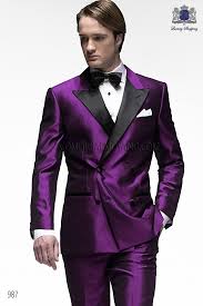 Black And Purple Tuxedo Traje De Novio Italiano Esmoquin Morado Modelo 987 Ottavio Nuccio Gala Wedding Suits Men Prom Suits Wedding Dress Men