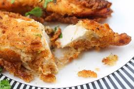 Add chicken to hot oil in skillet, a few pieces at a time until all pieces are in skillet. Buttermilk Chicken Tenders Strips Of Crispy Fried Chicken Serve With A Dip