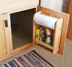 kitchen cabinet door organizer paper