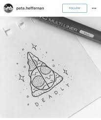 16 Ideas Painting Easy Trippy Pizza Tattoo Easy Drawings Trippy