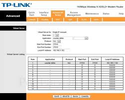 Open Ports On The Tp Link Td W8901n Router