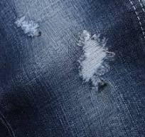 Pure Cotton Corduroy Blue Denim Fabric, 13 Oz,High-quality Denim Material