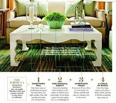 She sanded down her table top and began the painting. How To Style A Coffee Table And How Not To Laurel Home