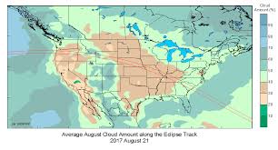 Total Solar Eclipse 2017 Eclipse 2017 Cloud Cover Charts