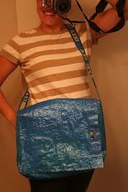 Upcycled Ikea Bag Upcycle Clothes Recycled Plastic Bags Ikea Makeover