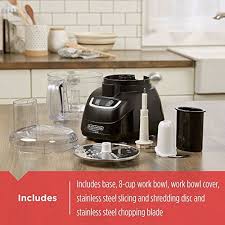Black And Decker 8 Cup Food Processor Fp1600b Black Decker 8 Cup Food Processor Black Fp1600b Food Processor Recipes Food Processor Reviews Food