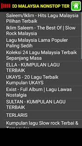 Lagu malaysia tak hanya untuk didengarkan di negara sang. Video Mp3 Malaysia Nonstop Terbaru For Android Apk Download
