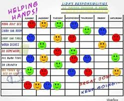 Details About Chalkboard Design Magnetic Child Behavior Responsibility Chore Reward Chart