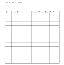 Free Printable Food Diary Sheets Jasonkellyphoto Co