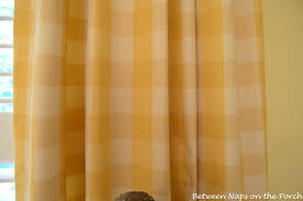 Buffalo check gives your home a cozy rustic charm throughout the year, but it especially shines in the fall and winter. Buffalo Check Curtains For The Office Between Naps On The Porch