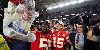 The kansas city chiefs are super bowl champions for the first time in 50 years, scoring three touchdowns in the last quarter to take down the chiefs quarterback patrick mahomes won mvp of the league last season and was named super bowl mvp this year. Kansas City Chiefs Become Super Bowl Liv Champions Espn 98 1 Fm 850 Am Wruf