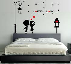 Wall Stickers Adesivi Murali Forever Love Innamorati Amore Bedroom Wall Paint Wall Stickers Bedroom Wall Stickers Living Room