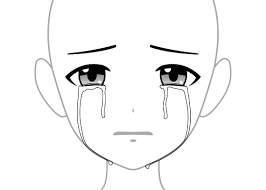 Things should be going well and i should be fairly happy right now, but life is hard and so many bad things are. 4 Ways To Draw Crying Anime Eyes Tears Animeoutline