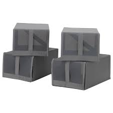 Skubb, box with compartments, white, 44x34x11 cm. Skubb Modernash