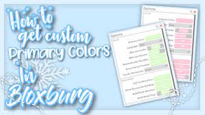 Welcome to bloxburg hair coupon codes are the best way to get free rewards. How To Get Custom Primary Colors In Bloxburg Rgb Color Codes Youtube
