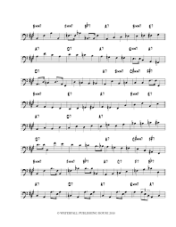 Bebop scales are heavily used in modern jazz music. Blues Bass Line Transcriptions Bass Bass Tabs Bass Music