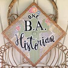 History Graduation Cap College Graduation Cap Decoration Graduation Cap Decoration Education Graduation Cap