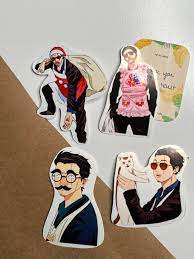 4 Funny Stickers of Tatsu the Way of the Househusband Yakuza - Etsy