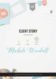 Professional, modern, minimalist, geometric, elegant, vintage Creative Business Cards For Life Coach Michele Woodall Greatest Story Creative