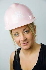 Maggie Stewart In Pink Hard Hat Hard Hat Hats Women