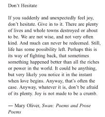 Don T Hesitate Mary Oliver Mary Oliver Poems Mary Oliver Quotes Poetry Words