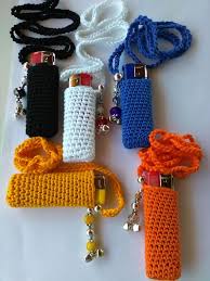 Crochet Lighter Holders From Neck Handmade Festival Accessories Smokers Gadgets Handmade Lighter Holders Lighter Included Crochet Keychain Pattern Etsy Bag Crochet Accessories