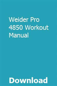 Weider Pro 4850 Workout Manual Mopoceshert Repair