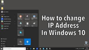 There are two types of ip addresses, dynamic and static. How To Change Ip Address In Windows 10 A Visual Guide