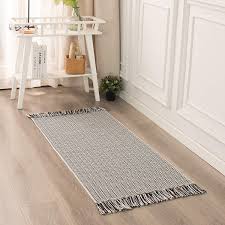 Check spelling or type a new query. Buy Boho Kitchen Rug Runner Bathroom Small Woven Farmhouse Rugs For Bath Bedroom Cotton Throw Washable Entryway Bohemian Mat Modern Fringe Accent Rustic Sink Floor Flat Carpet Indoor Outdoor 2 X4 3 Online In