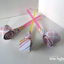 Party Blowers Simple Paper Craft Party Blowers Diy Party Blower Easy Paper Crafts