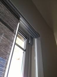 Kvartal Panels Mounted Inside A Sliding Glass Door Ikea Hackers Ikea Window Panels Ikea Panel Curtains Sliding Glass Door