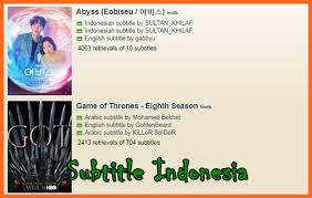 Ingin melihat streaming film di situs luar tetapi jika anda punya website download subtitle indonesia tambahan yang lain maka anda dapat. Situs Tempat Download Subtitle Indonesia Terpercaya Lacak Hp