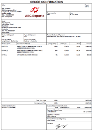 The importers & exporters information on tradeatlas.com is obtained from bill of lading data and customs records. Order Confirmation Document Template Used For Import Export Quotations Sample Proposal Letter Export Business