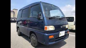 For Sale 1990 Subaru Sambar Van Kv3-010458 Japanese Mini Truck Japan Kei Truck Usa Uk - Youtube Subaru Justy Subaru Mini Trucks